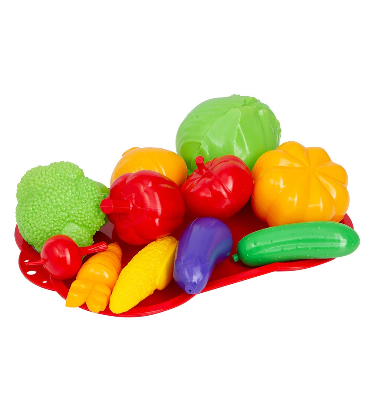 PLASTIC VEGETABLE SET 11 PCS IN NET