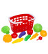 LARGE CHILDREN'S BASKET WITH VEGETABLES 11 PCS IN NET