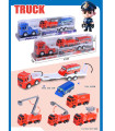 TRUCK DRIVER 2 TRUCKS IN 43 CM BLISTER PACK