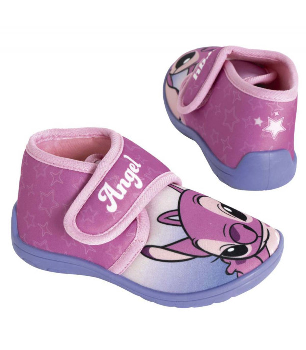 CLOSED-TOE HOUSE SLIPPERS STITCH GIRL 22/27
