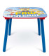 WOODEN TABLE WITH 2 PAW PATROL CHAIRS