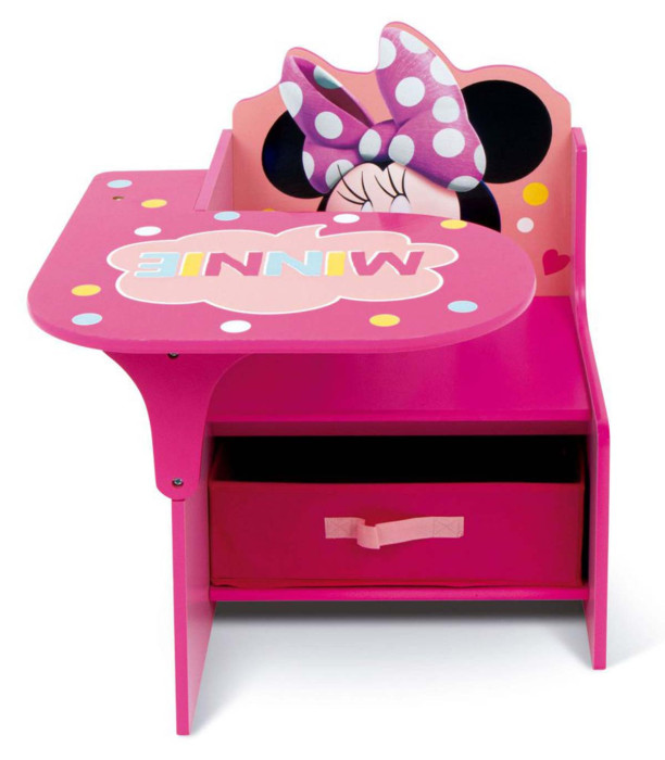 WOODEN DESK WITH CHAIRS AND DRAWER MINNIE