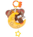 PLUSH MOON LANTERN TOY WITH OWL 18 CM