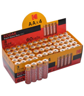 ZINC BATTERY KODAK R6 / AA 1.5V - PACKAGING AND BATTERIES