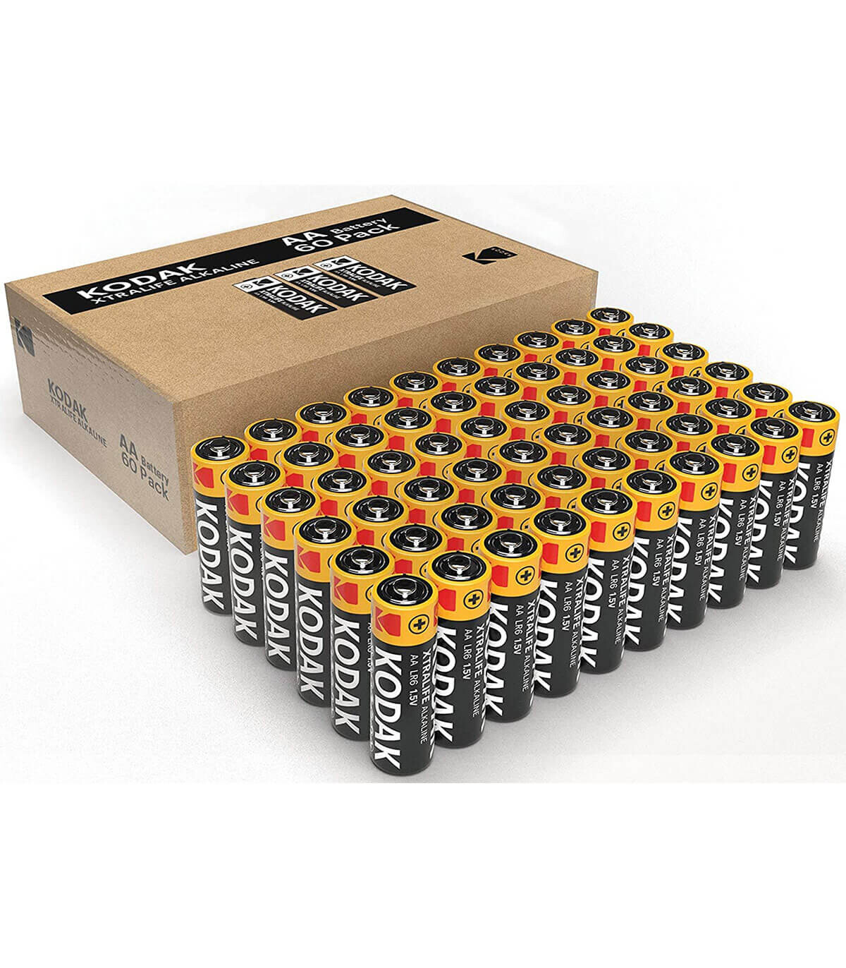 KODAK XTRALIFE R6 / AA 1.5V ALKALINE BATTERY - PACKAGING AND BATTERIES