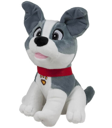 LITTLE PLUSH DOG WITH LEASH 18 CM - Small