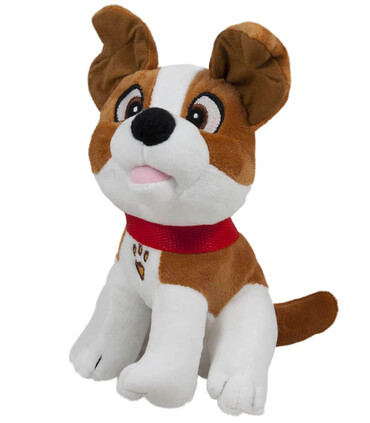 LITTLE PLUSH DOG WITH LEASH 18 CM - Small