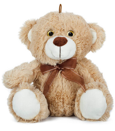 TEDDY BEAR 3 COLORS WITH RIBBON 25 CM - Small