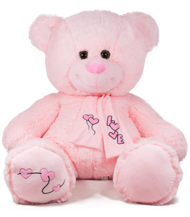 TEDDY BEAR WITH SCARF 2 COLORS 45 CM - Medium