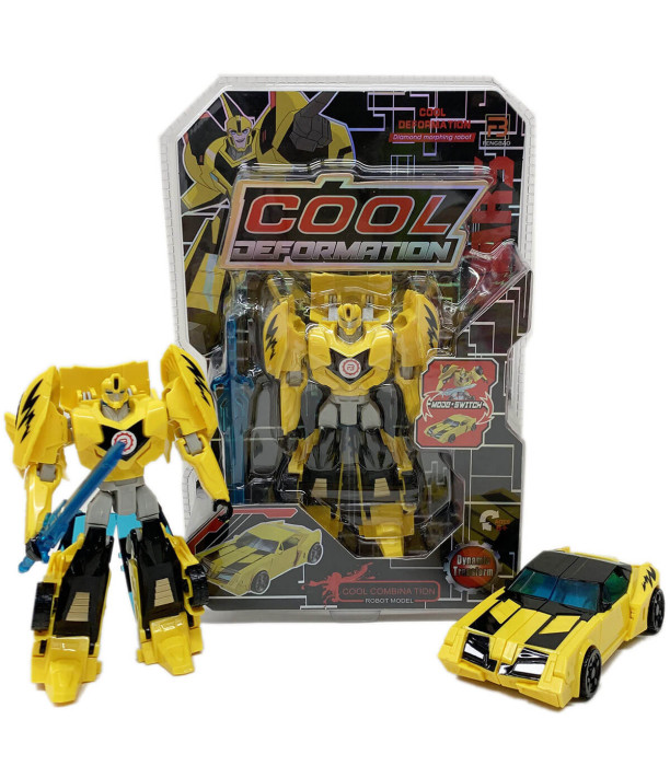 TRANSFORMERS YELLOW ROBOT - Transformers Figures