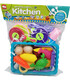 KITCHEN UTENSILS WITH FOOD AND BASKET - KITCHENS, SERVICES AND FOOD