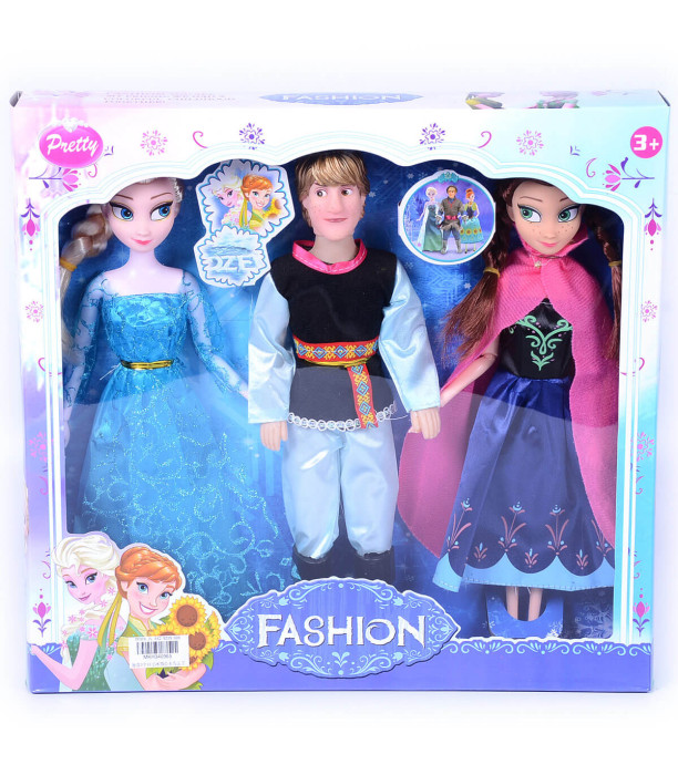 FROZEN DOLLS 3 PCS. - DOLLS AND MERMAIDS