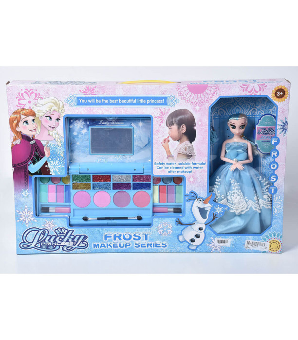 FROZEN PRINCESS WITH MAKEUP - MAKEUP AND ACCESSORIES FOR DOLLS