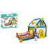 CHILDREN'S CREATIVE SET, ASSEMBLY HOUSE FOR COLORING 75 PARTS - BUILDING BLOCKS, SORTERS AND RINGS