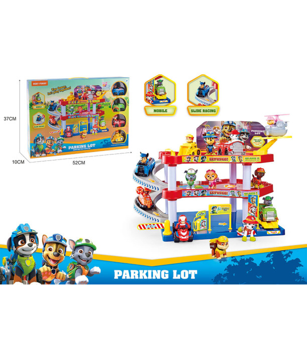 THREE-STOREY PARKING WITH 4 PUPPIES - PARKINGS, GARAGES, TRACKS AND AIRPORTS