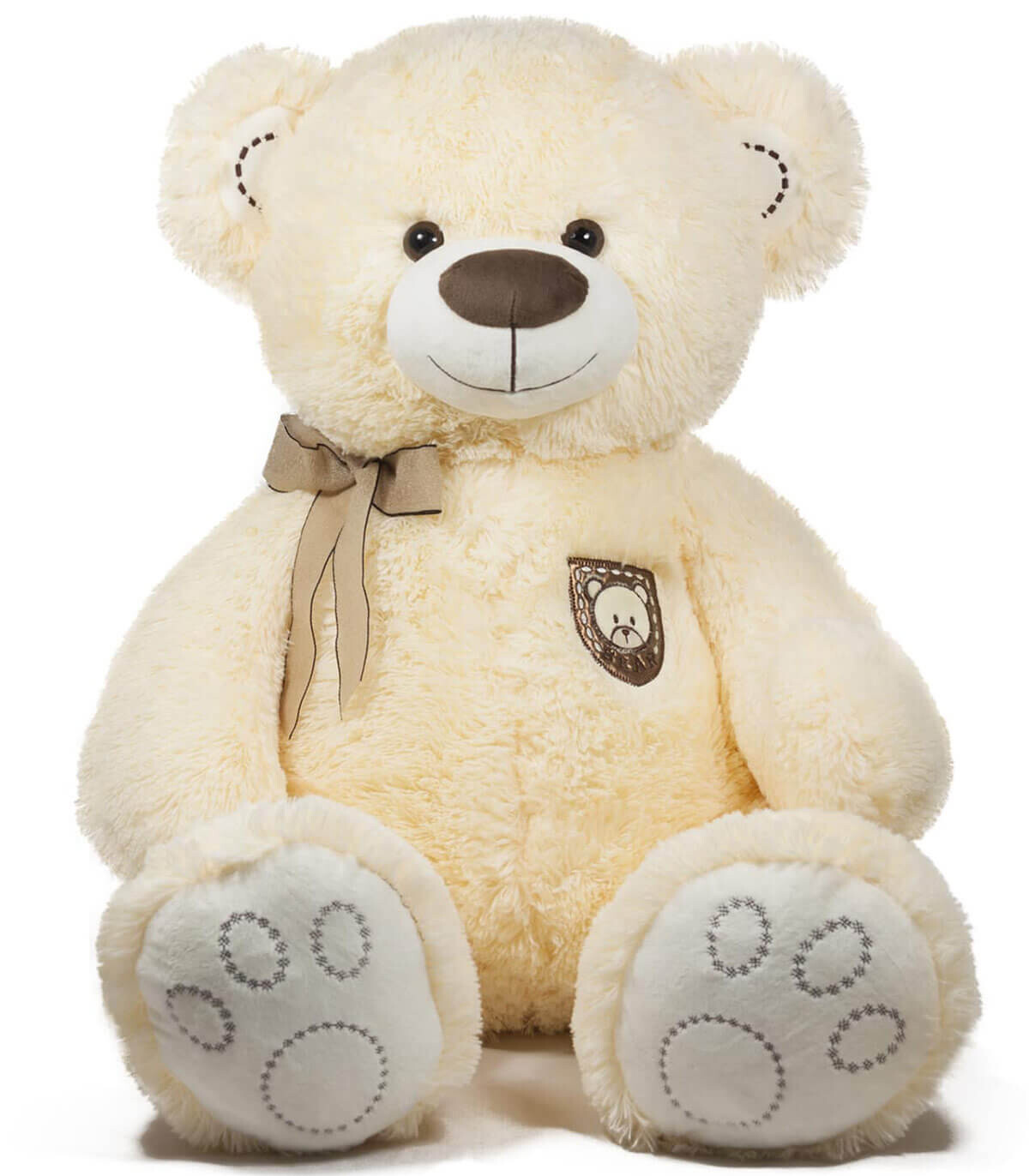 TEDDY BEAR WITH TAPE AND EMBLEM 62 CM - Big