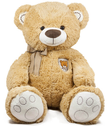 TEDDY BEAR WITH TAPE AND EMBLEM 62 CM - Big