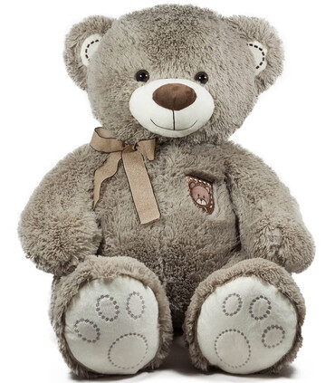 TEDDY BEAR WITH TAPE AND EMBLEM 62 CM - Big