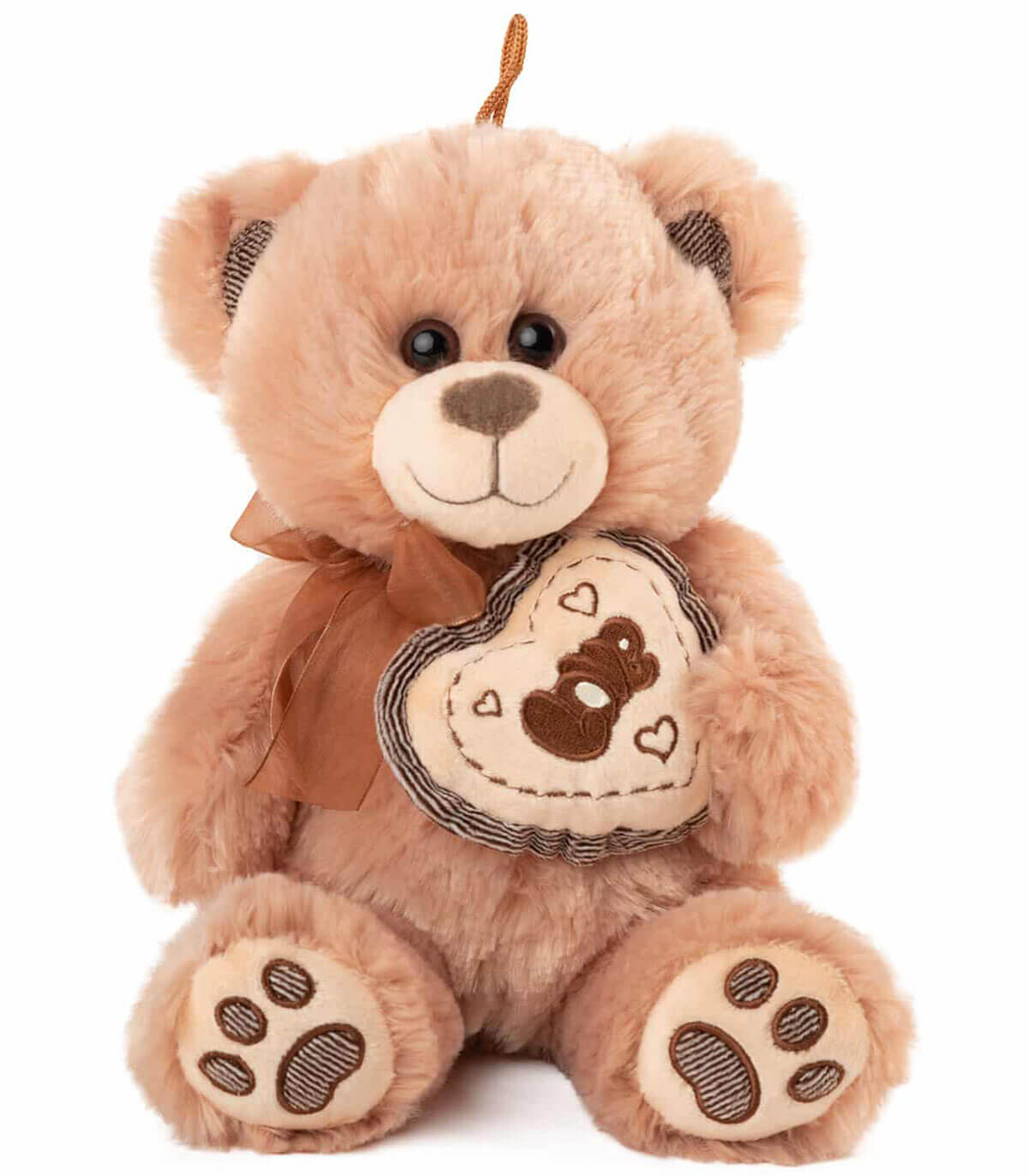 TEDDY BEAR WITH HEART 2 COLORS 22 CM - Small