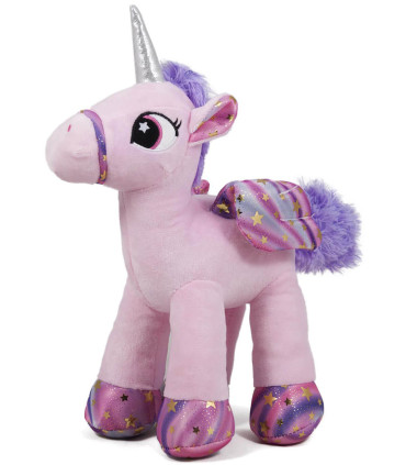 PLUSH PONY UNICORN WITH FLAVING WINGS 2 COLORS 35 CM - Medium