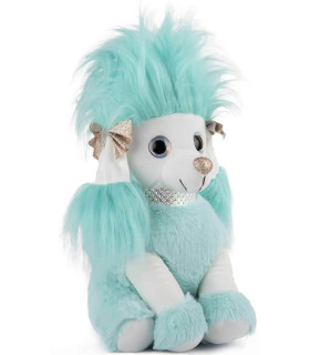 BIG PLUSH POODLE WITH COLLAR 2 COLORS 38 CM - Medium