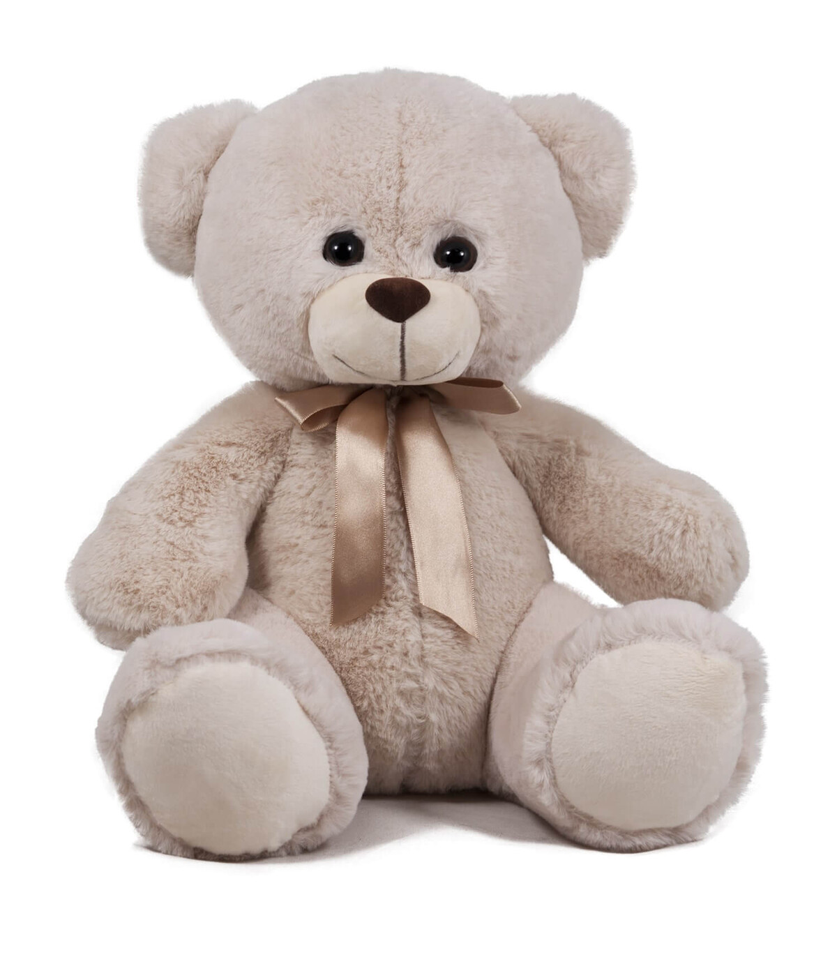 PLUSH TEDDY BEAR WITH TAPE 4 COLORS 30 CM - Medium