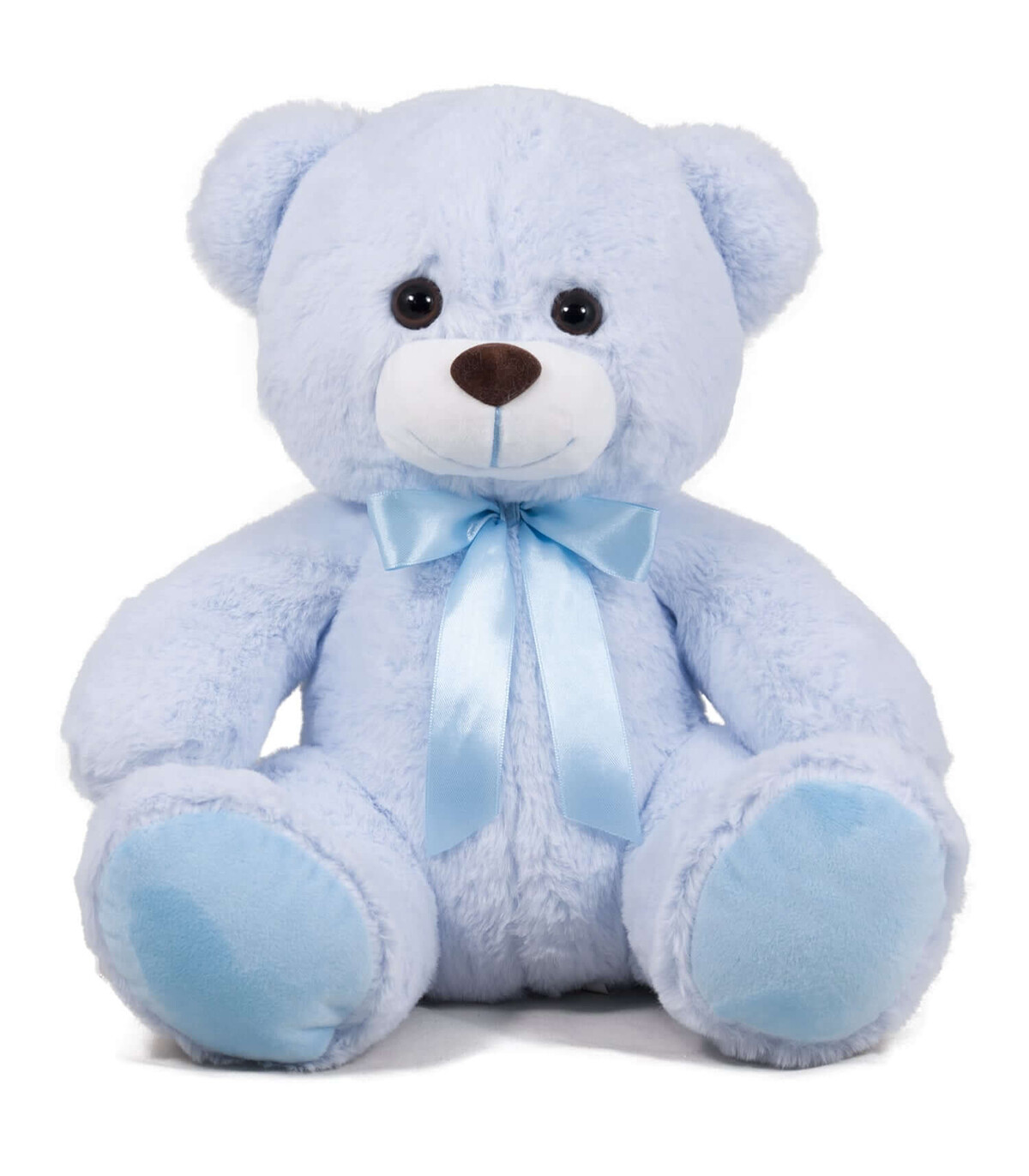 PLUSH TEDDY BEAR WITH TAPE 4 COLORS 30 CM - Medium