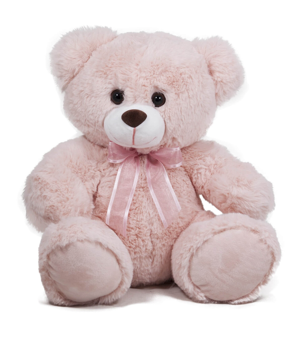 PLUSH TEDDY BEAR WITH TAPE 4 COLORS 30 CM - Medium