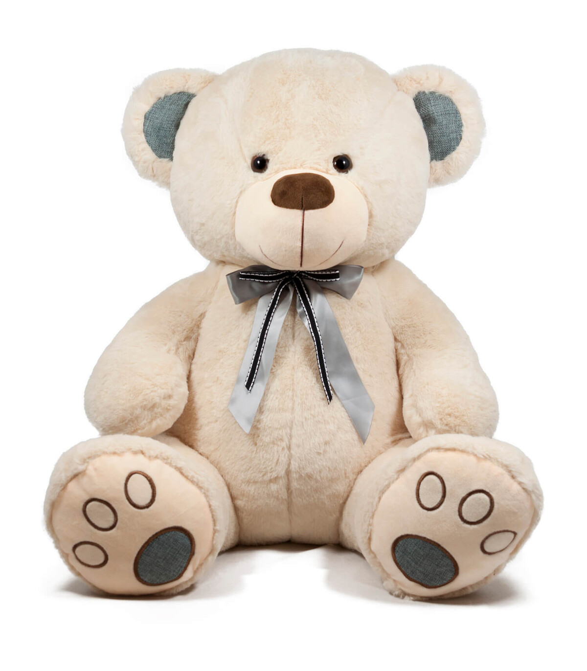 TEDDY BEAR WITH DOUBLE TAPE 2 COLORS 40 CM - Medium