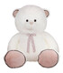 PLUSHED BEAR WITH RIBBON 2 COLORS 68 CM - Big
