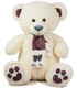 TEDDY BEAR WITH SCARF 30 cm - Medium