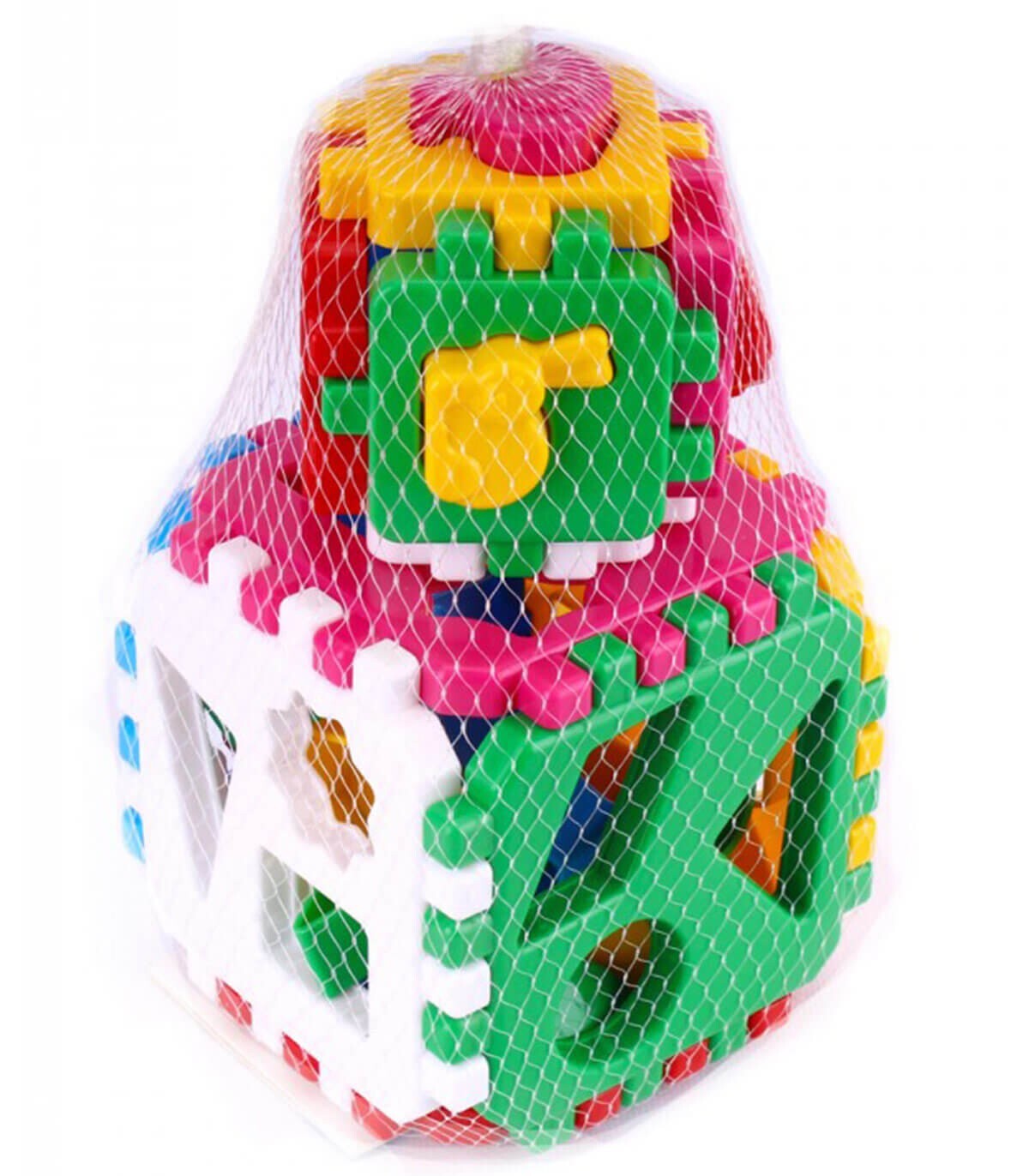 SHAPE SORTER CUBE 2 PCS. - BUILDING BLOCKS, SORTERS AND RINGS