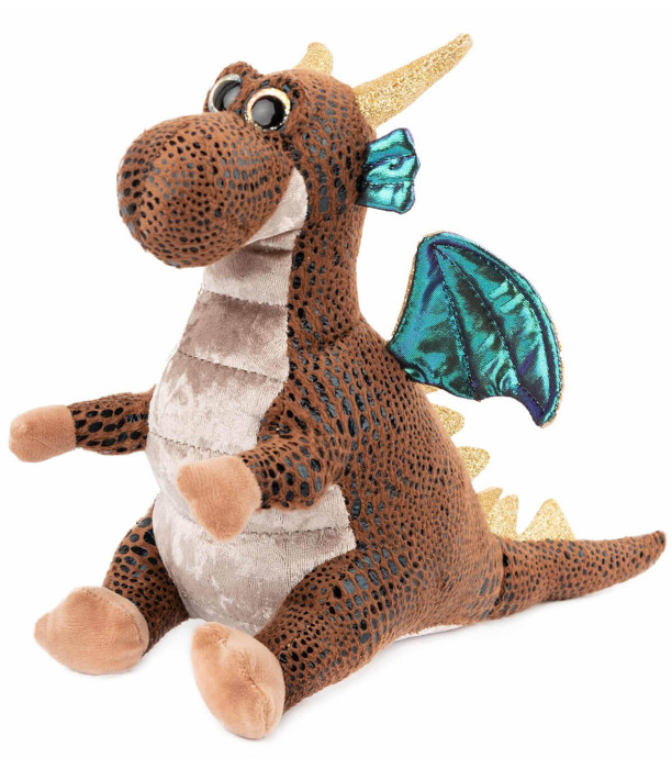 PLUSH DRAGON WITH WINGS 5 COLORS 22 CM - Small