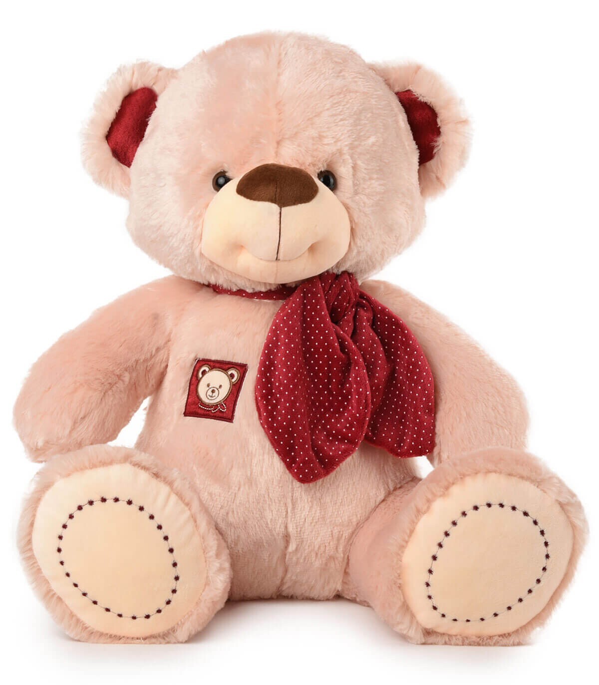 TEDDY BEAR WITH SCARF 2 COLORS 40 CM - Medium