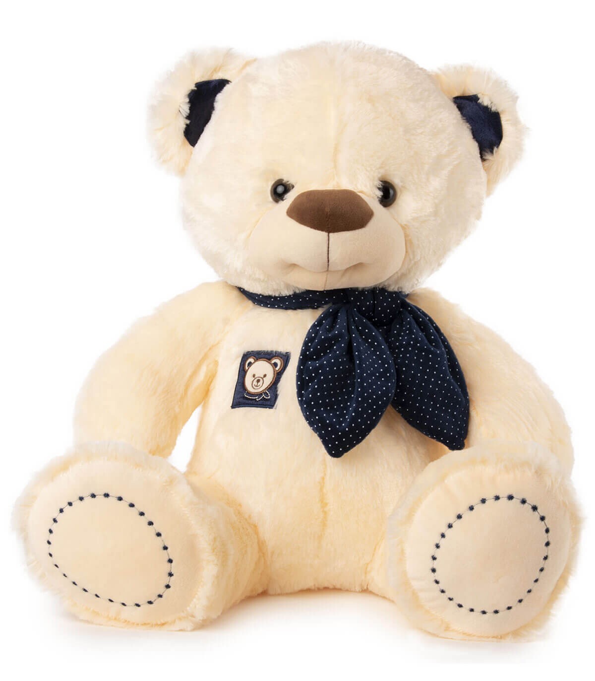 TEDDY BEAR WITH SCARF 2 COLORS 40 CM - Medium