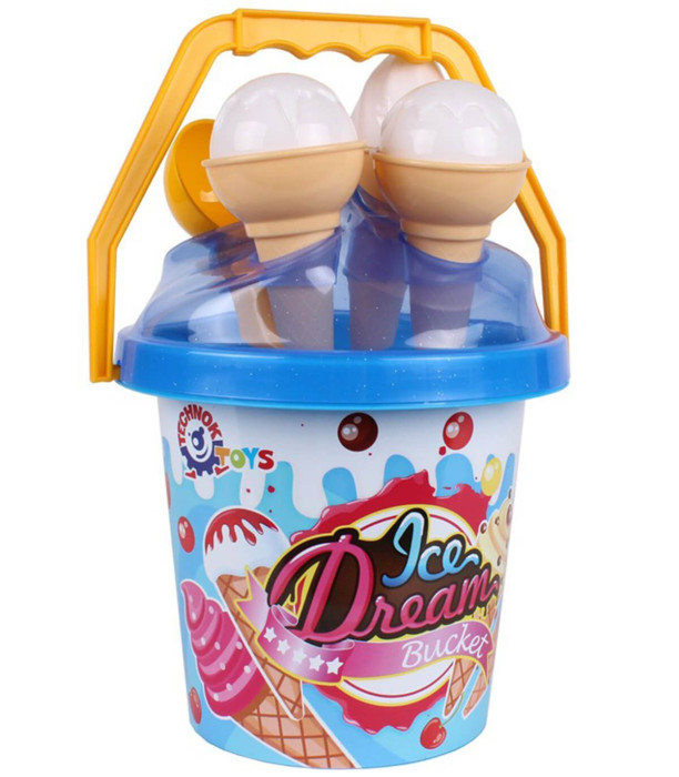 BUCKET WITH ICE CREAM - FOR SAND