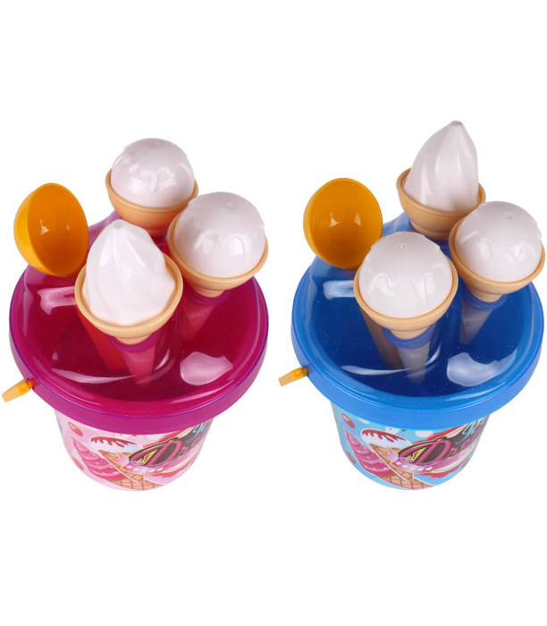BUCKET WITH ICE CREAM - FOR SAND