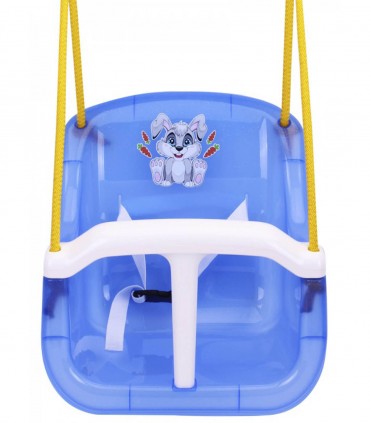 CLEAR CRADLE WITH ANIMALS 2 COLORS - SWINGS AND CHAIRS
