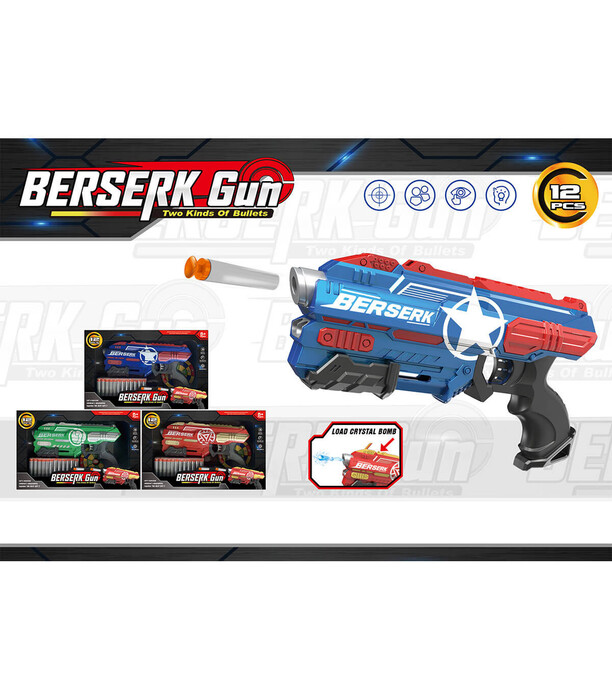 BERSERK GUN WITH SOFT ARROWS - PISTOLS