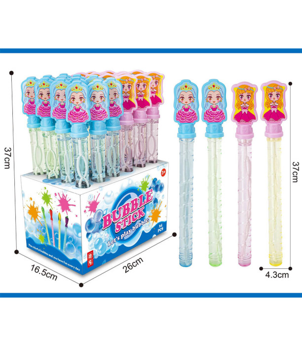 STICK DOLL FOR BALLOONS 37 CM - SOAP BUBBLES