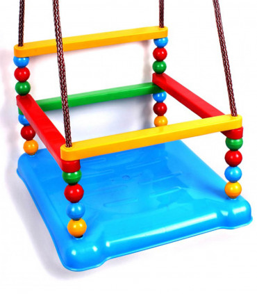 PLASTIC SWING SQUARE 3 COLORS - SWINGS AND CHAIRS