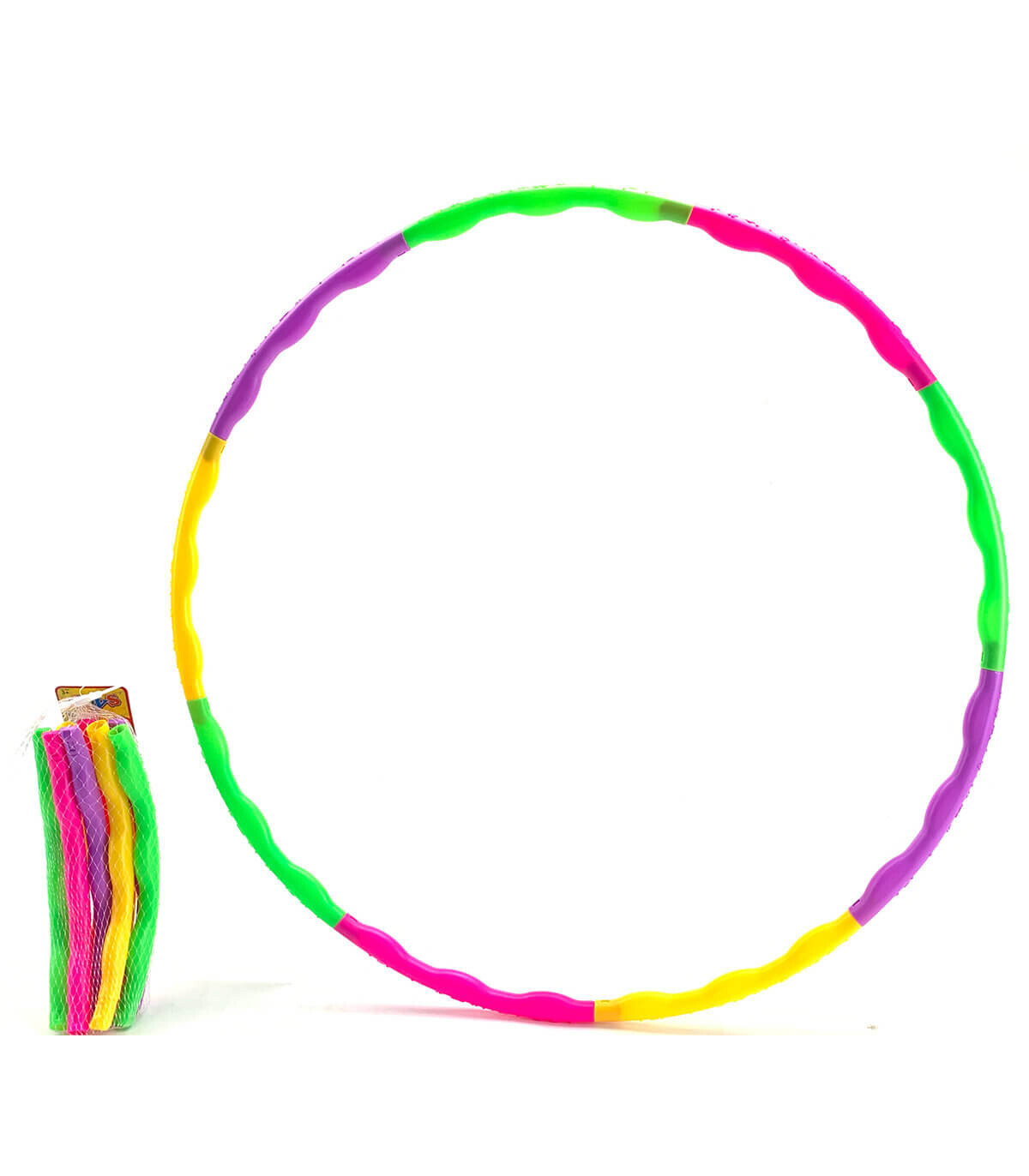 FOLDING HOOP NEON COLORS - RODS, ROPES AND HOOPS