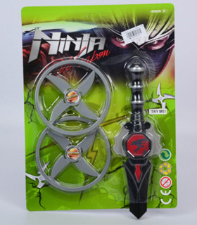NINJA TURTLE WEAPONS - SWORD AND DISCS - KITS AND AMMUNITION
