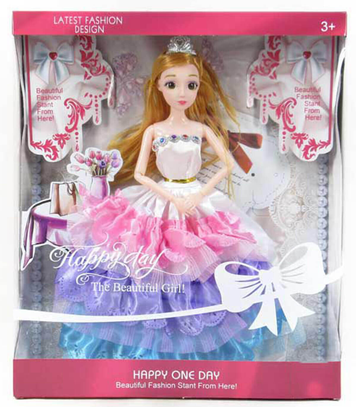 BLONDE DOLL WITH CROWN - DOLLS AND MERMAIDS