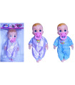 BABY WITH PACIFIER AND CLOTHES