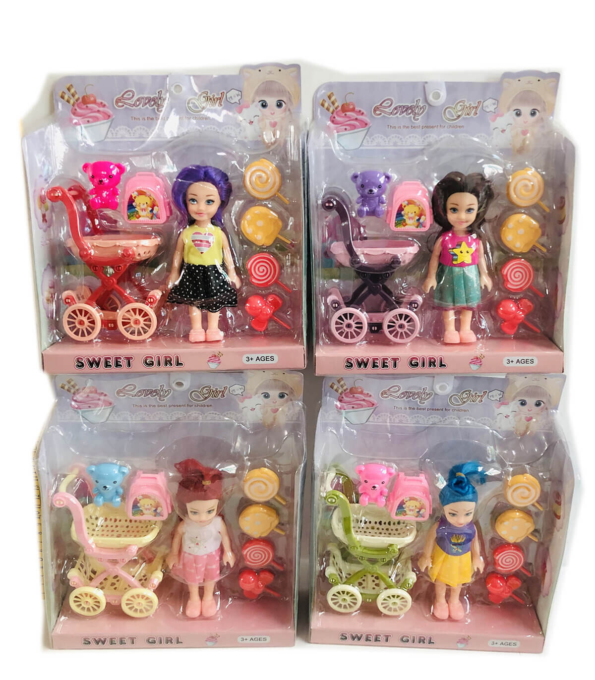 DOLL WITH STROLLER - DOLLS AND MERMAIDS