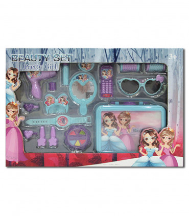GIRLS BEAUTY SET WITH SUITCASE - HAIRDRESSING AND BEAUTY KITS