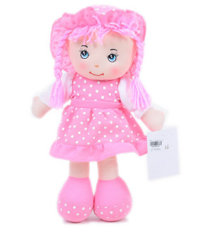 RAG DOLL 3 COLORS 35 CM - DOLLS AND MERMAIDS