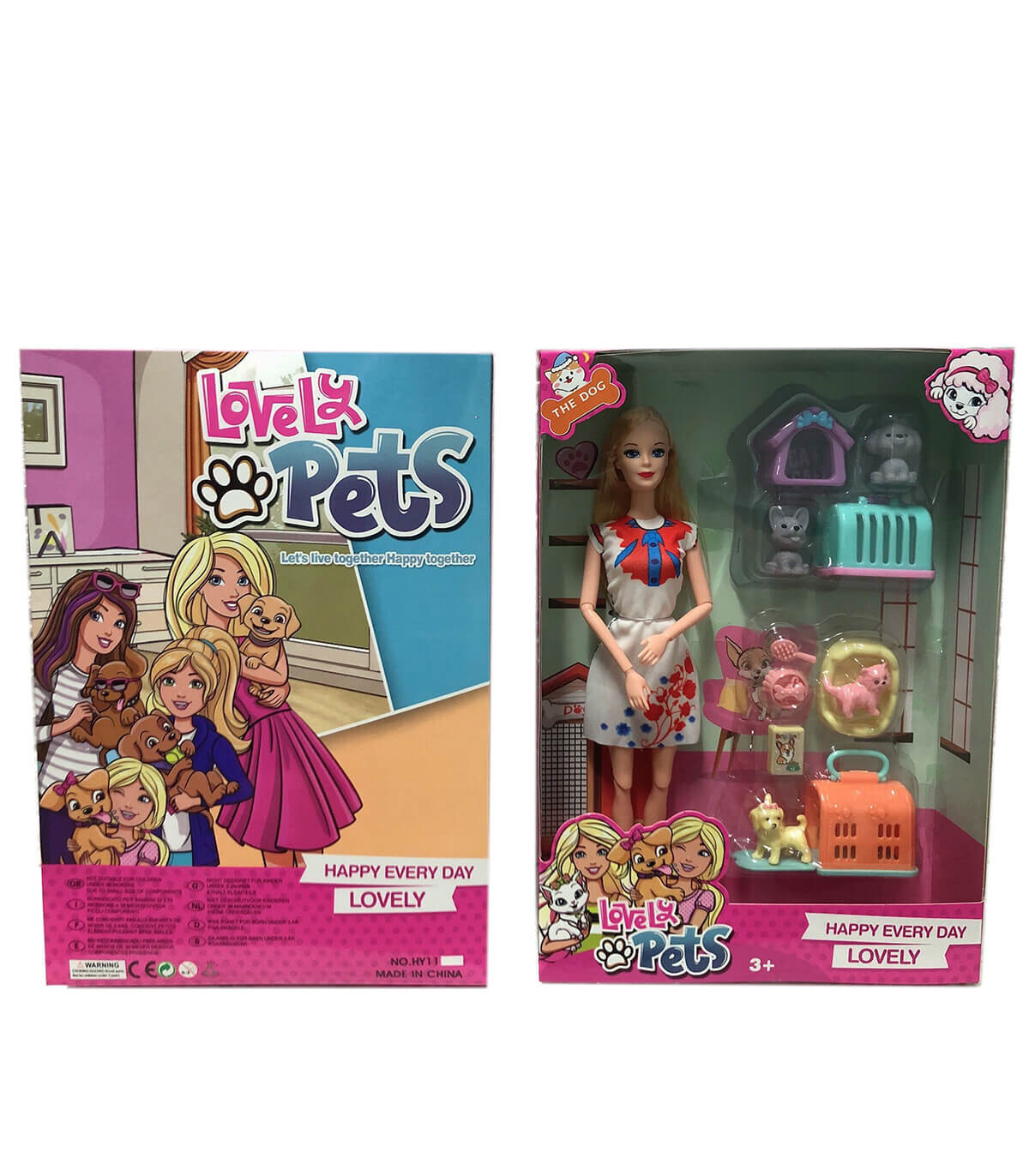 DOLL WITH PETS - DOLLS AND MERMAIDS