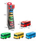 SET OF 4 SMALL BUSES - TRAINS AND BUSES